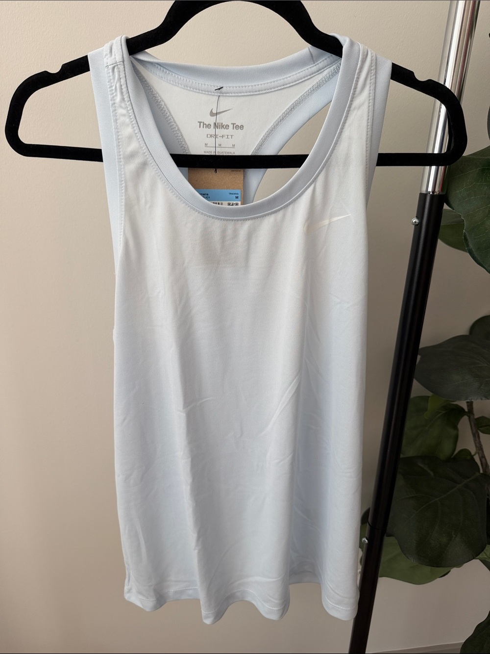 Nike Women's Light Blue Dri-FIT Racerback Tank
